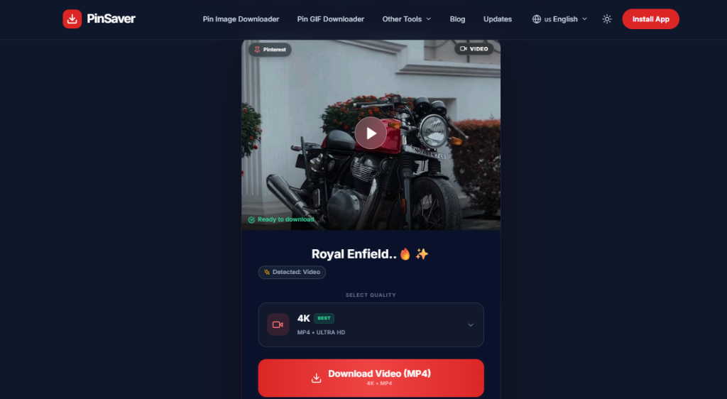 Pinterest Video Downloader – Save Pin Videos Free in HD | PinSaver