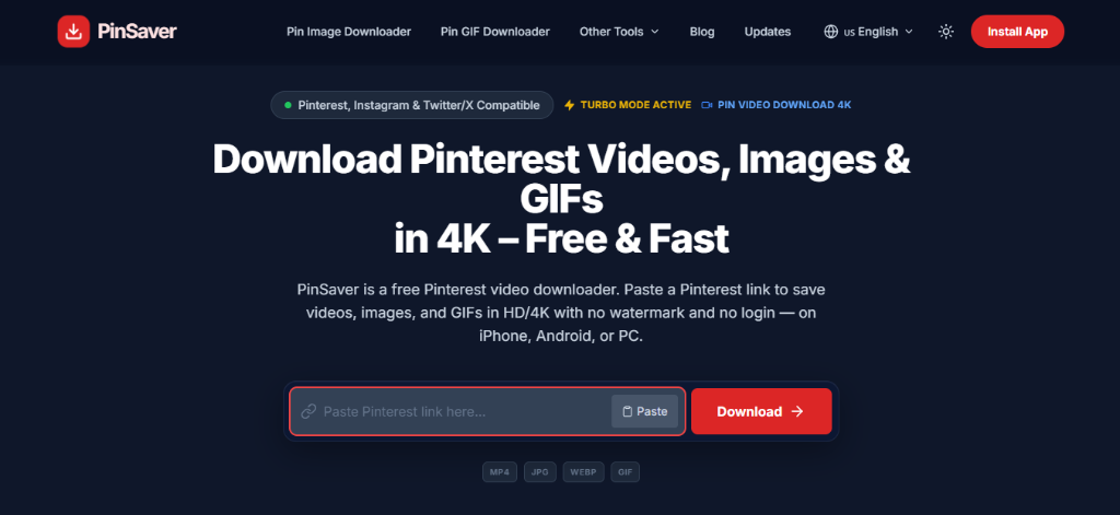 Pinterest Video Downloader – Save Pin Videos Free in HD | PinSaver